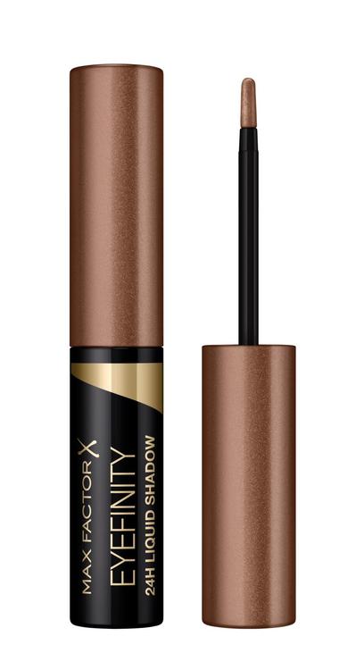 Max Factor Eyefinity 24H Liquid Shadow 08 Soft Chestnut 2 ml nestemäinen luomiväri