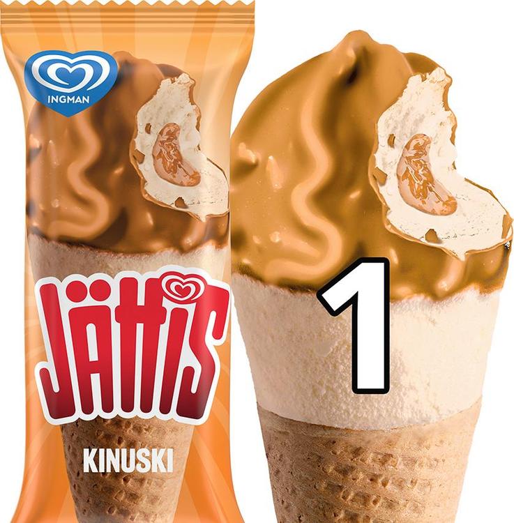 Ingman Jättis Jäätelö Caramel 195ml/96g