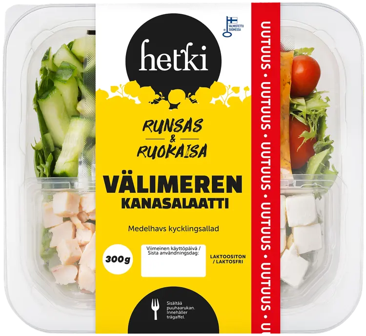 Fresh Hetki Ruokaisa Välimeren kanasalaatti 300 g