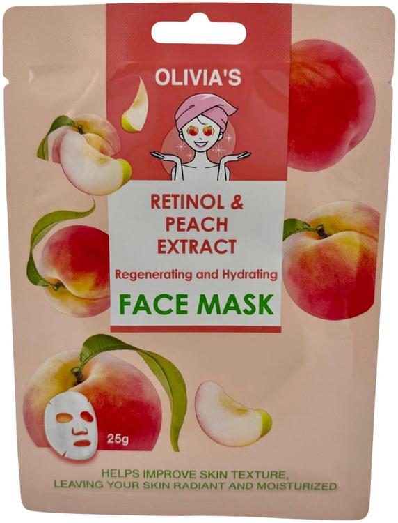 OLIVIA'S kasvonaamio retinoli & persikka