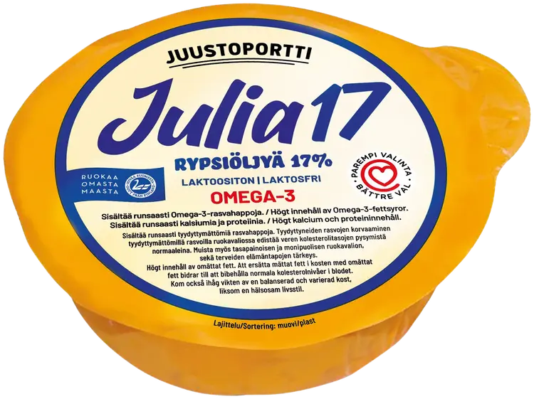 Juustoportti Julia 17 % rypsiöljyvalmiste 460 g laktoositon