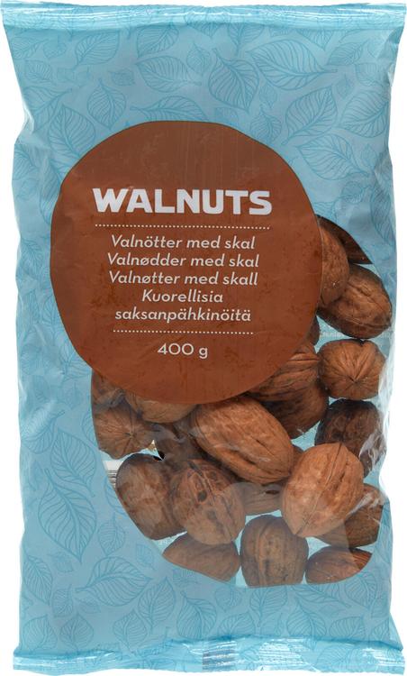 Kuorellisia saksanpähkinöitä 400 g