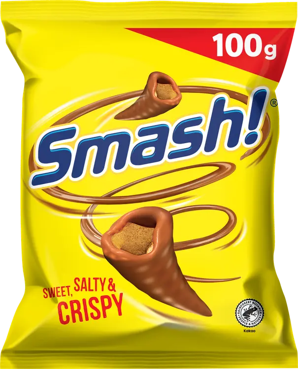 Smash! maitosuklaa maissisnacks 100g