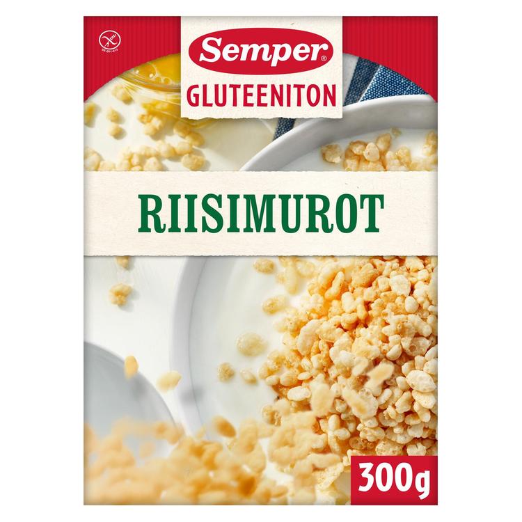 Semper Crispy Rice, gluteeniton riisimuro 300g