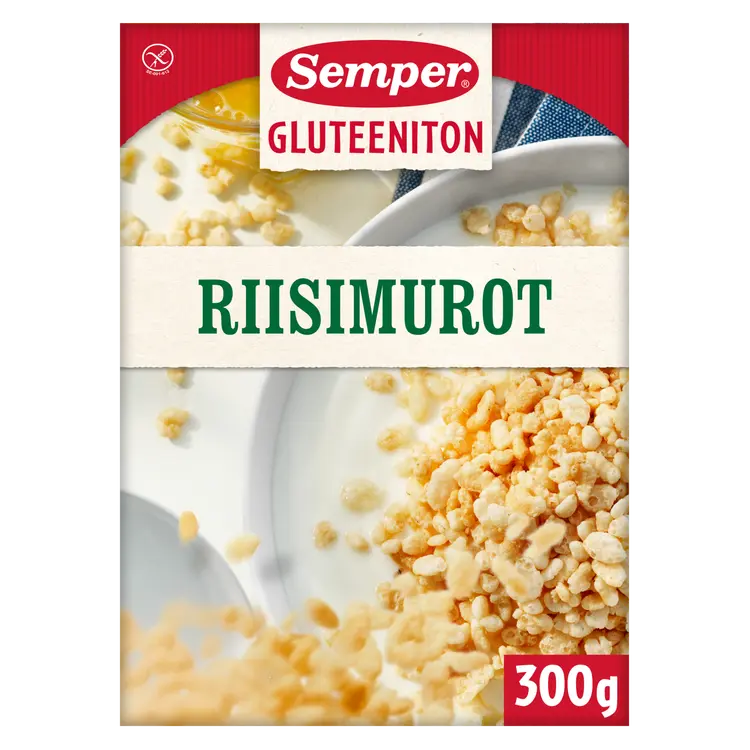 Semper Crispy Rice, gluteeniton riisimuro 300g