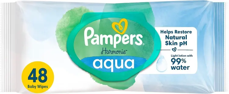 Pampers Harmonie Aqua 48kpl puhdistuspyyhe