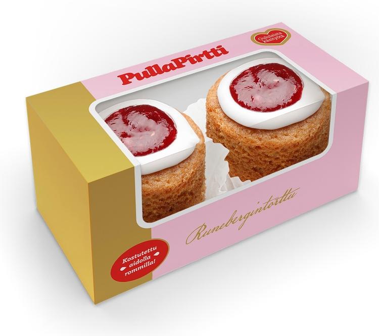 Pulla-Pirtti Runebergin torttu 2/200g laktoositon