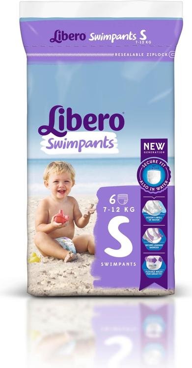 LIBERO Swimpants uimavaippa koko Small (7-12 kg) 6 kpl
