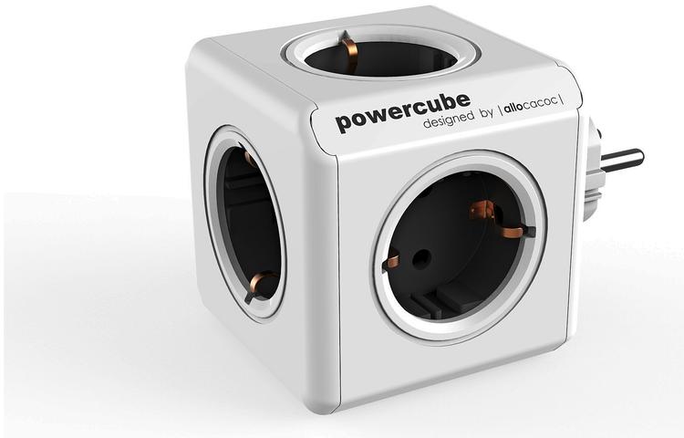 Allocacoc PowerCube Original virtapistoke jakaja harmaa