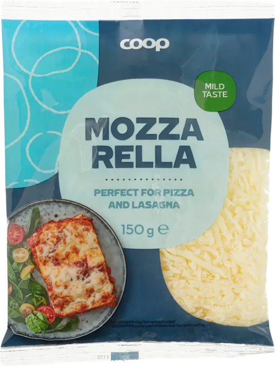 Coop mozzarella juustoraaste 150 g