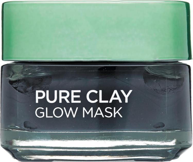 L'Oréal Paris Pure Clay Glow Mask heleyttävä ja epäpuhtaudet poistava kasvonaamio 50ml