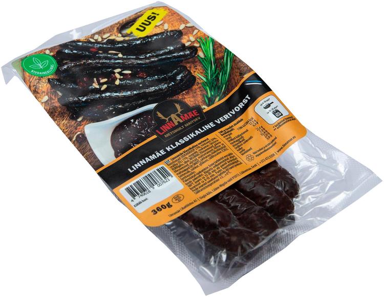 Linnamäe klassikaline verivorst 360 g