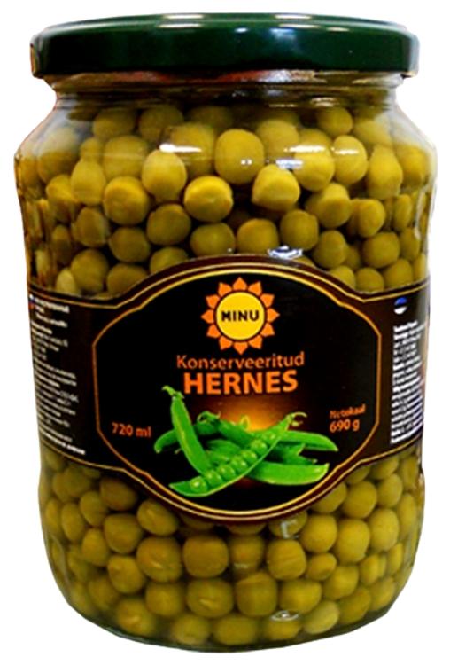 Rohelised herned 690/450 g