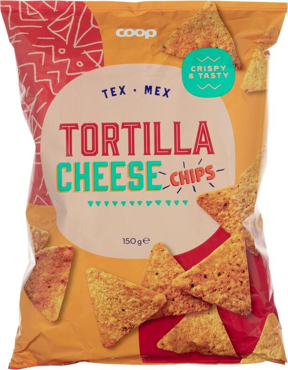 Coop tortilla chips juusto 150 g