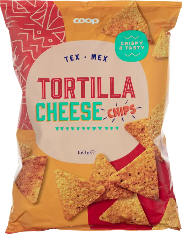 Coop tortilla chips juusto 150 g