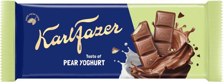 Karl Fazer päärynäjogurtti levy 100g