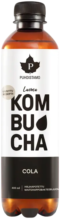 Puhdistamo Luomu Kombucha Cola 400 ml