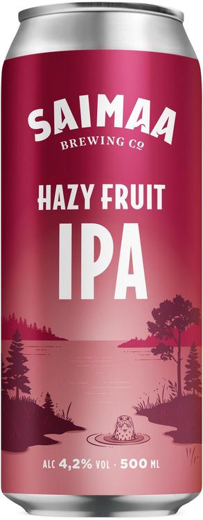 Saimaa Hazy Fruit IPA 4,2% olut 0,5l tölkki