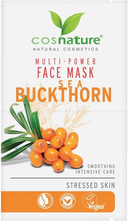 cosnature Multipower face mask seabuckthorn - Kasvonaamio Tyrni 2 x 8ml