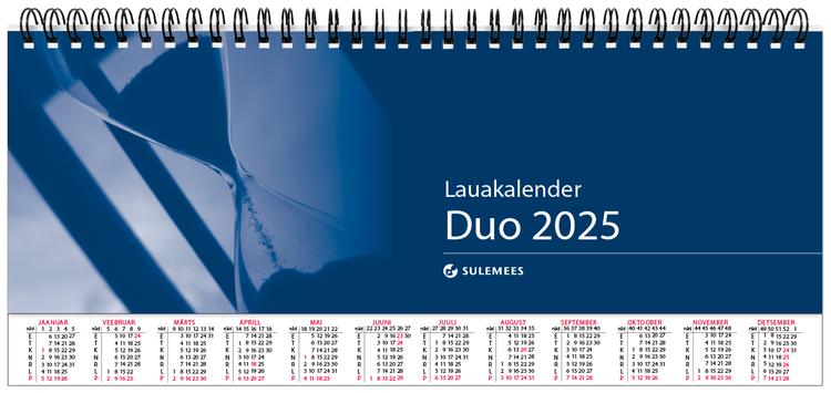 Lauakalender duo, korraga avatud 2 nädal