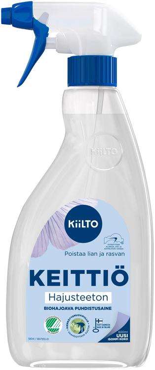 Kiilto Keittiö biohajoava puhdistussuihke Hajusteeton 600 ml