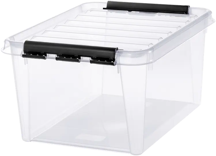 SmartStore Classic säilytyslaatikko kannella 31 L kirkas