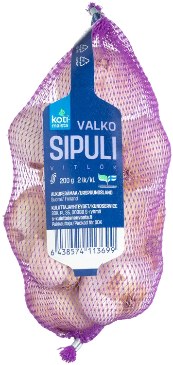 Kotimaista Valkosipuli 200g Suomi