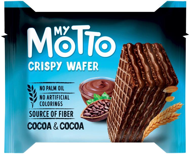 My motto vahvel kakaokreemiga (80%) 30g