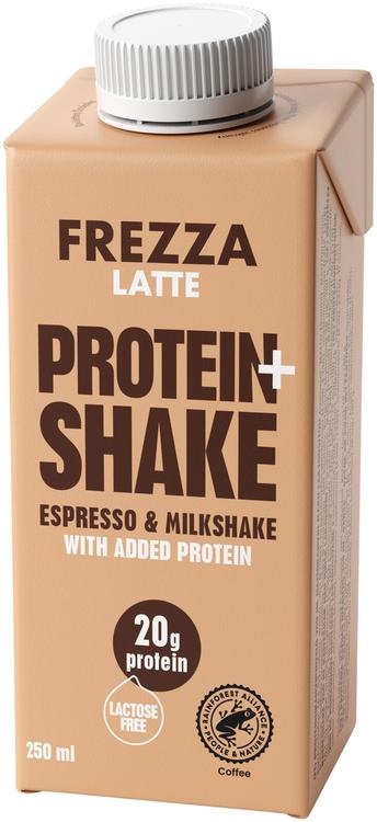 Frezza proteiinikahvipirtelö 250 ml Latte laktoositon RFA
