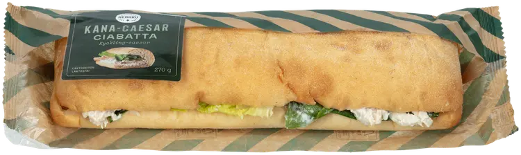 Herkku Kana-caesarciabatta 270g