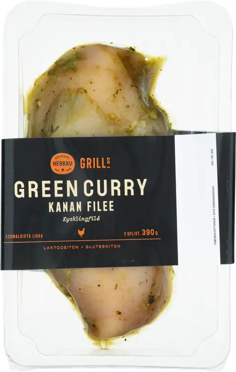 Herkku Grills Green Curry kanan filee 390g