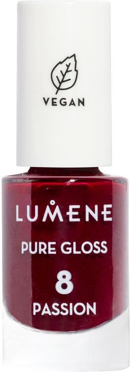 Lumene Pure Gloss Kynsilakka 8 Huuma 5 ml