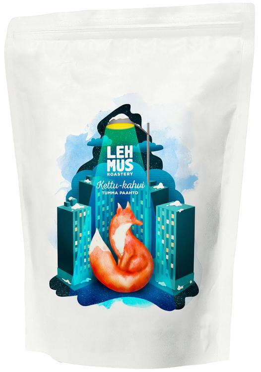 Lehmus Roastery Kettu-kahvi tummapaahto 220g papu