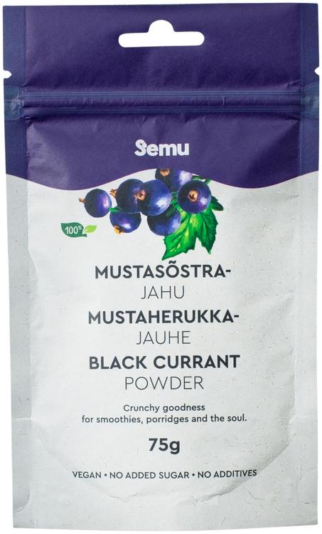 Semu mustaherukkajauhe 75 g