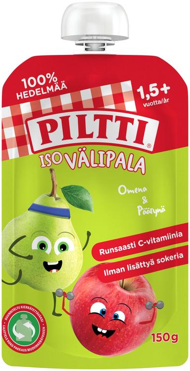 Piltti 150g Iso välipala Omena-päärynä 1,5+v annospussi