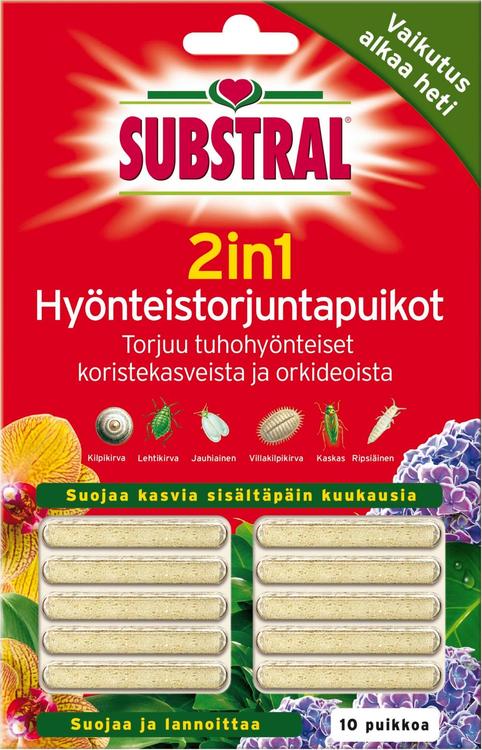 Substral 2in1 10kpl hyönteistorjuntapuikko