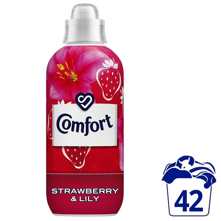 Comfort Strawberry & Lily Huuhteluaine Pitkäkestoinen tuoksu 762 ml 42 pesua