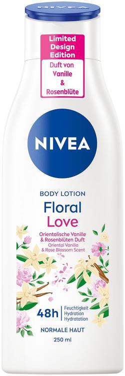 NIVEA 250ml Floral Love Body Lotion -vartalovoide