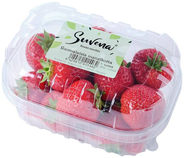 Suomalaisia mansikoita 250g
