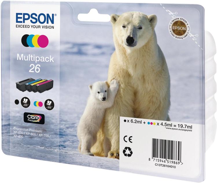Epson 4-väripakkaus T2616