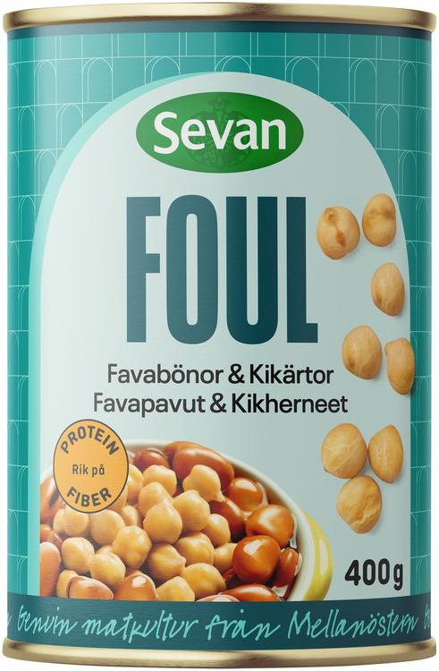 Sevan Foul favapavut&kikherneet 400g