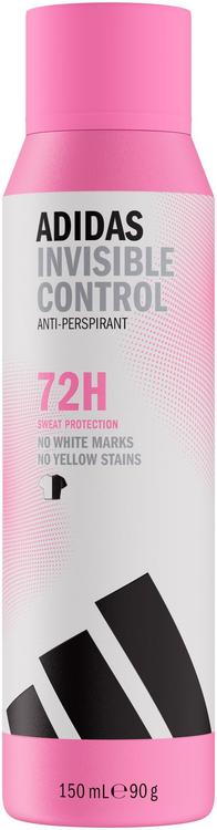 Adidas Control Invisible Spray women 150ml, naisille