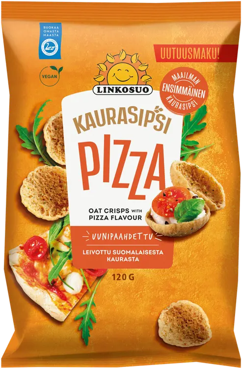 Linkosuo Kaurasipsi 120g Pizza