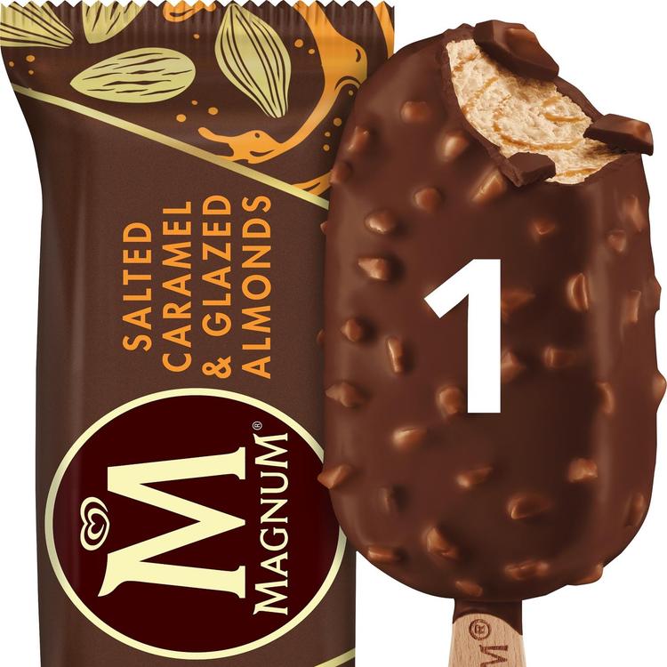 Magnum Salted Caramel & Glazed Almonds Jäätelö 90ml/74g