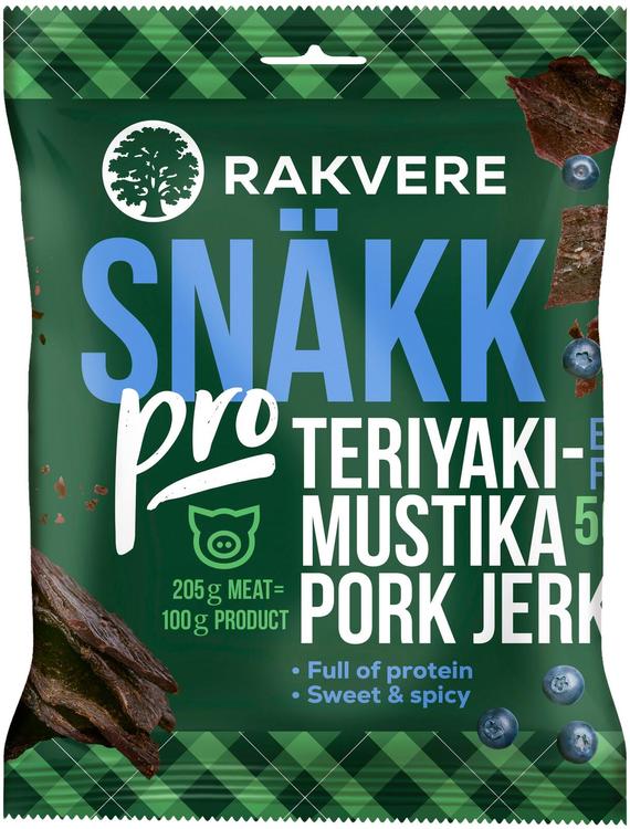 Rakvere teriyaki-mustika Pork Jerky 50 g