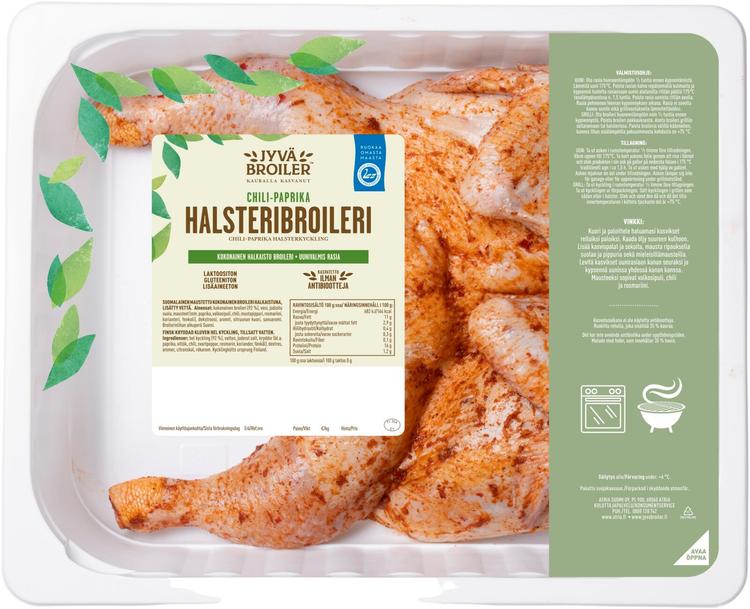 Jyväbroiler Chili-Paprika Halsteribroileri n1,3kg