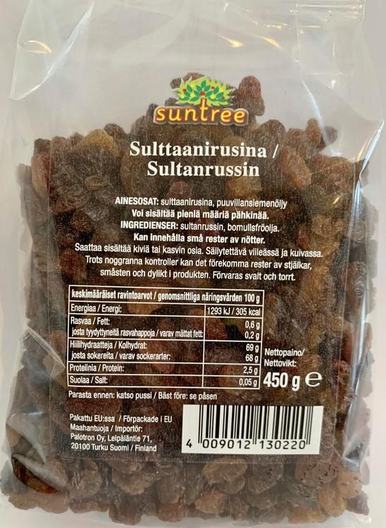 Sulttaanirusina 450g