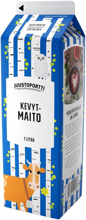 Juustoportti Kevytmaito 1l