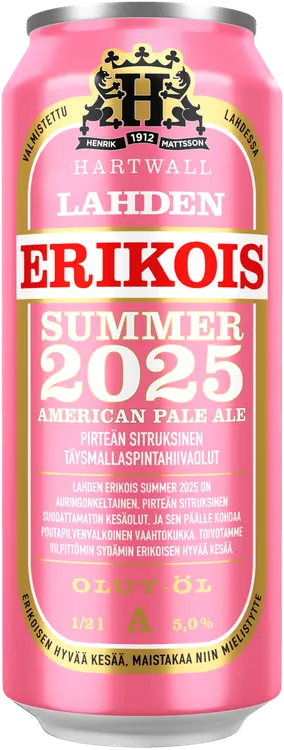 Lahden Erikois Summer 2025 olut 5% 0,5 l