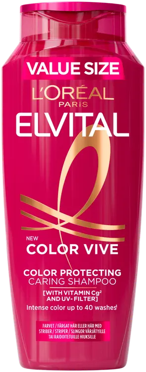 L'Oréal Paris Elvital Color-Vive Shampoo värjätyille ja raidoitetuille hiuksille 400ml